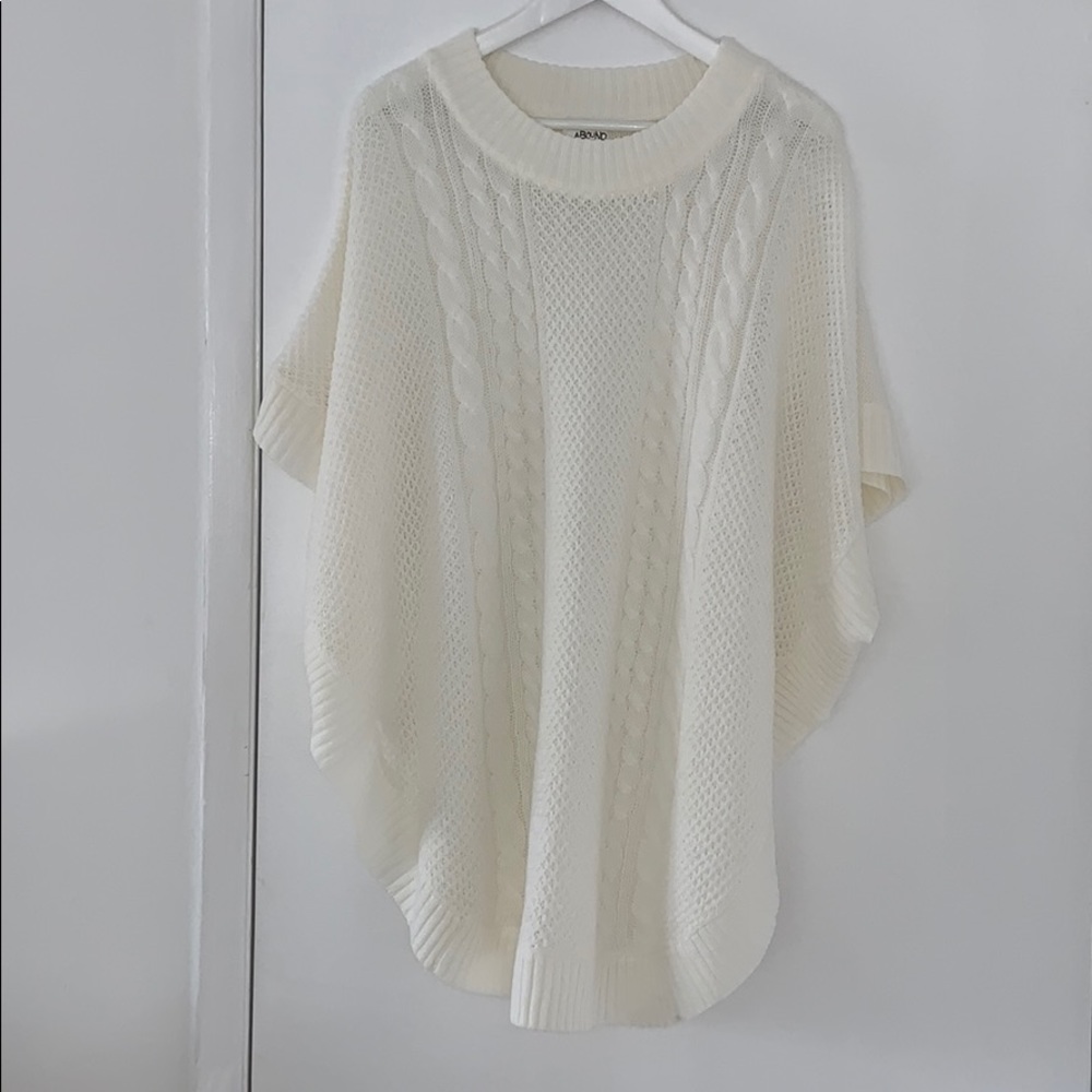 Abound Knit Poncho Sweater